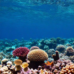Caribbean Holidays, USVI Nature Holidays, Snorkellers exploring a colourful coral reef in clear shallow water near St John, United States Virgin Islands, with tropical fish visible below