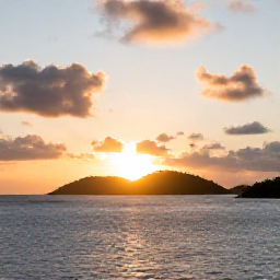 Caribbean Holidays, USVI October Honeymoons, Romantic sunset sailing trip past green Caribbean islands near St John, United States Virgin Islands